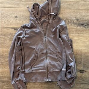 GAP Brown Zip-Up Hoodie
